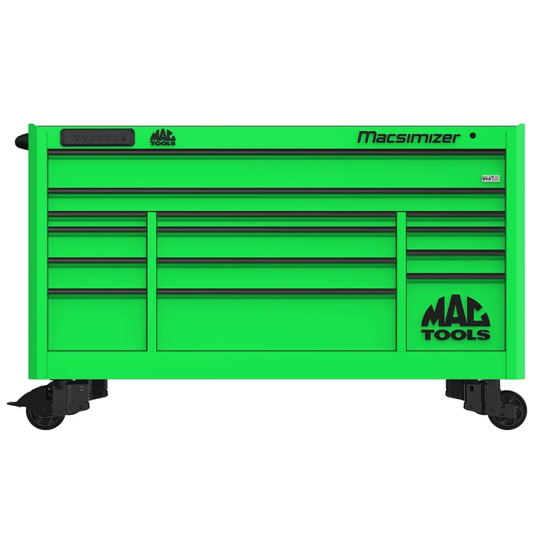 Macsimizer 14-Drawer Workstation - Lime Green