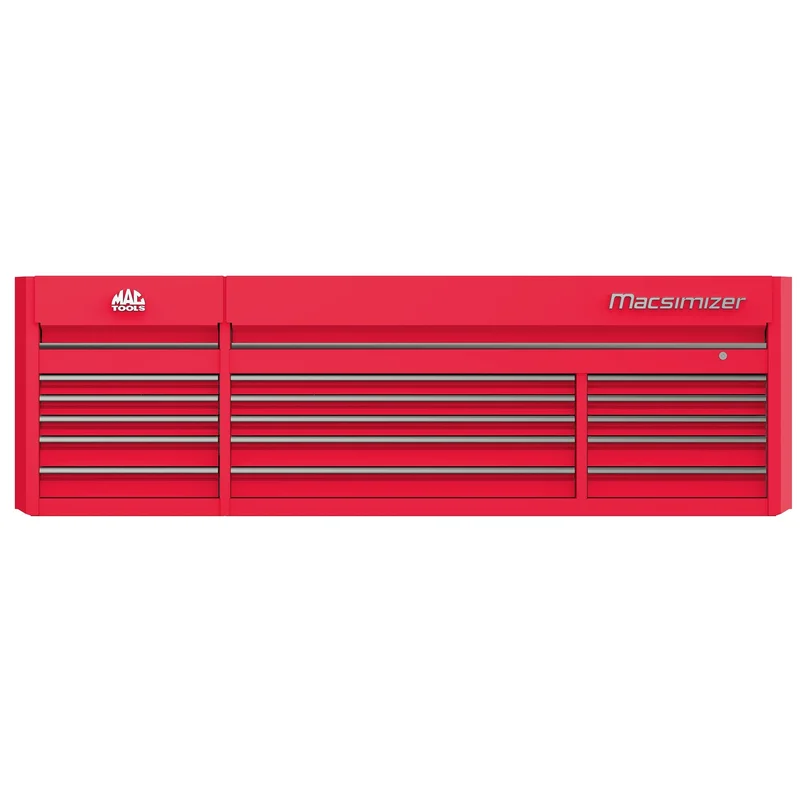 Macsimizer 15-Drawer Top Chest - Firebrick Red