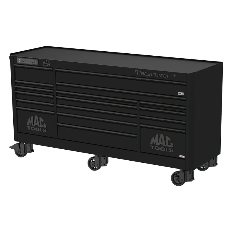 Macsimizer 17-Drawer Workstation - Flat Black