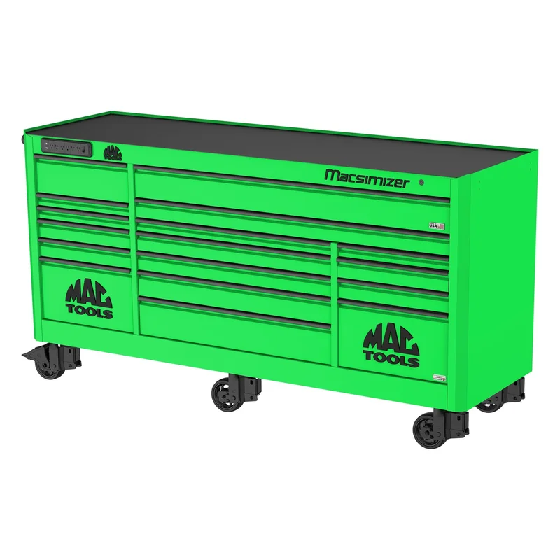 Macsimizer 17-Drawer Workstation - Lime Green
