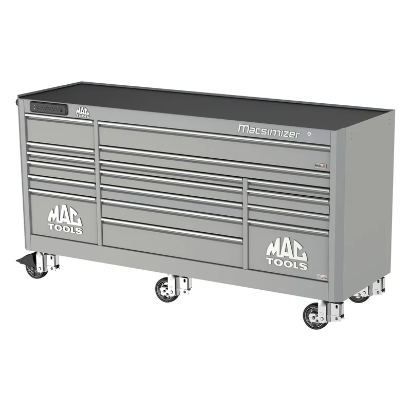 Macsimizer 17-Drawer Workstation - Mica Gray