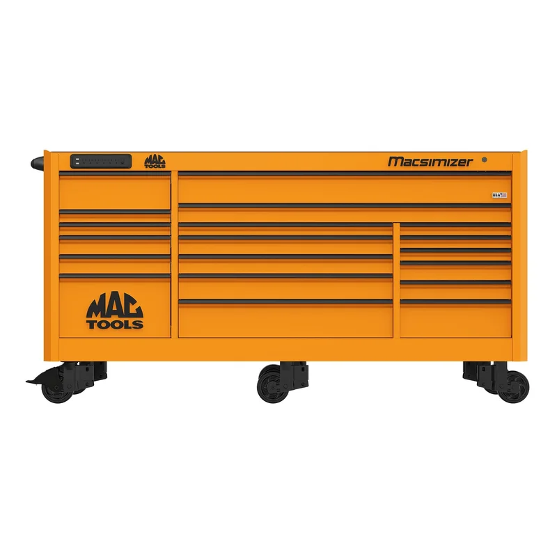 Macsimizer 19-Drawer Workstation - Fireball Orange