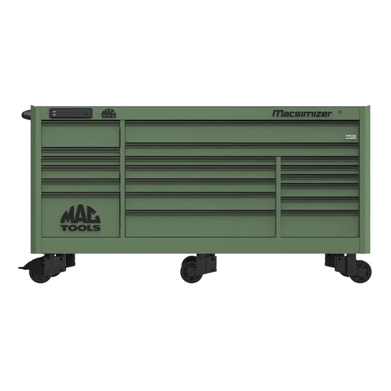 Macsimizer 19-Drawer Workstation - Olive Green
