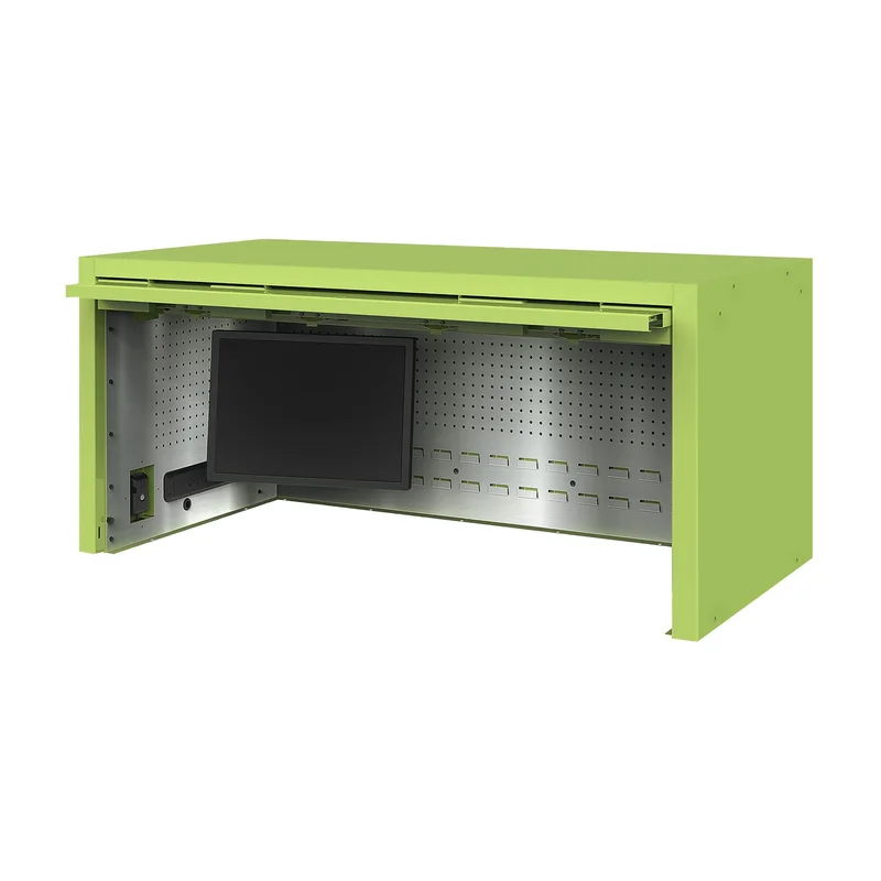 Macsimizer HD Powered Top Hutch 56" - Demon Green-Matte Black