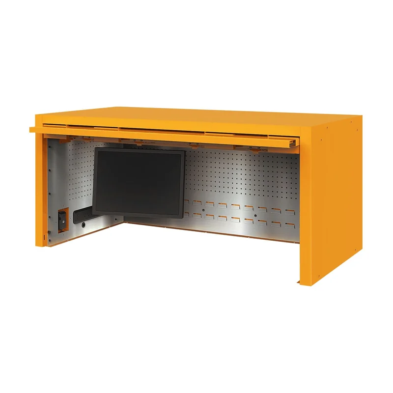 Macsimizer HD Powered Top Hutch 56" - Judge Orange-Matte Black