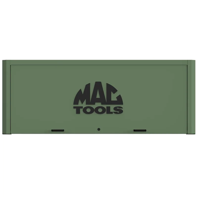Macsimizer Series M6627P Top Hutch with Power - Olive Green
