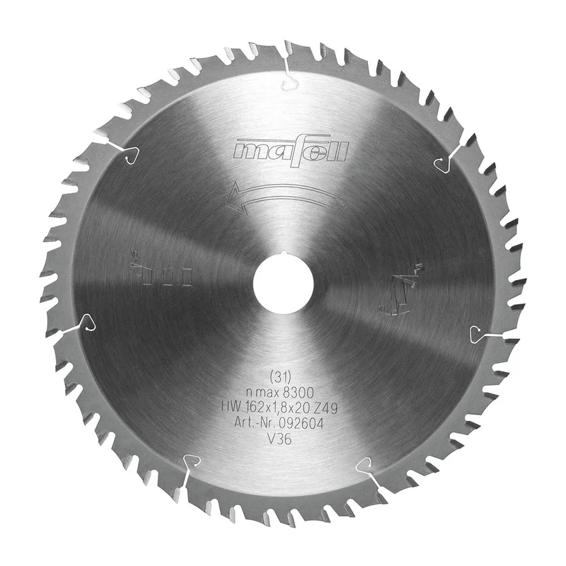 Mafell Fine-Cutting Group-Toothed Blade for MT 55 18M & MT 55cc Saws 162mm x 49T (1.8mm Kerf)