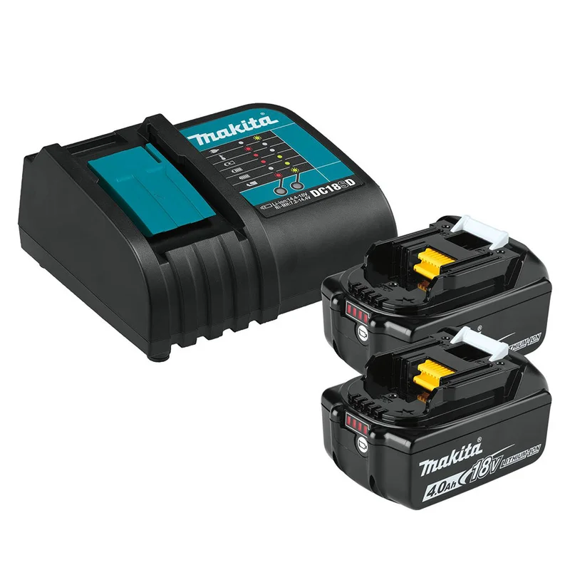 Makita BL1840BSC2 18V LXT LithiumIon Battery and Charger Starter Pack (4.0Ah)