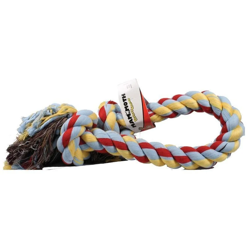 MAMMOTH FLOSSY CHEWS 2 KNOT ROPE TUG MULTI