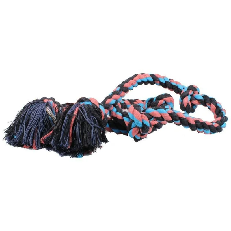 MAMMOTH FLOSSY CHEWS COLOR 5 KNOT ROPE TUG MULTI