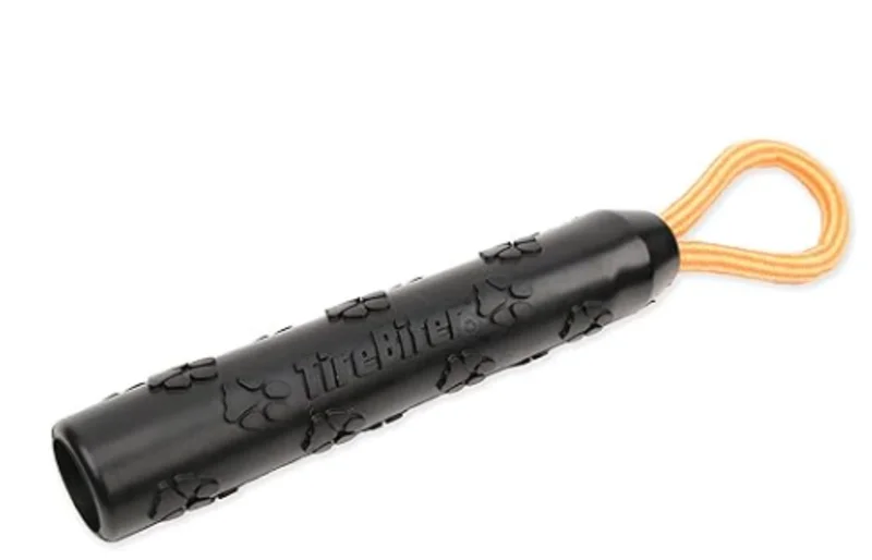 Mammoth TireBiterII Retriever with Loop Rope Handle Natural Rubber Dog Toys