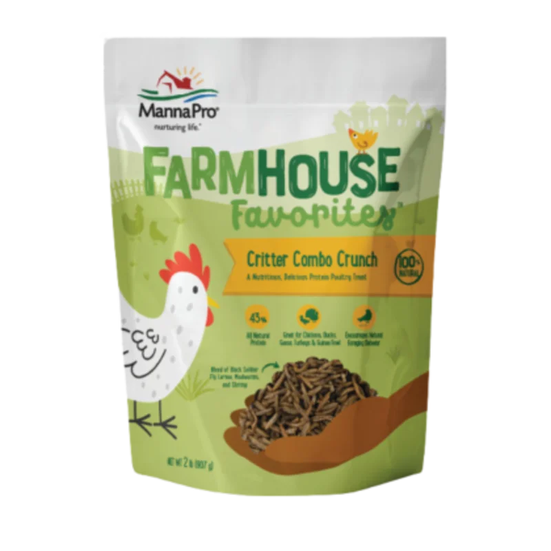 Manna Pro Farmhouse Favorites Critter Combo Crunch Poultry Treats