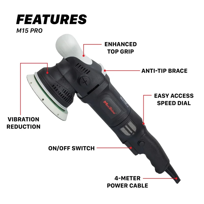 MAXSHINE DUAL ACTION ORBITAL POLISHER | M15 PRO