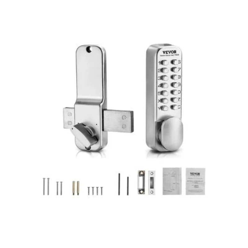 Mechanical Keyless Entry Door Lock with Thumb Knob for Home & Office