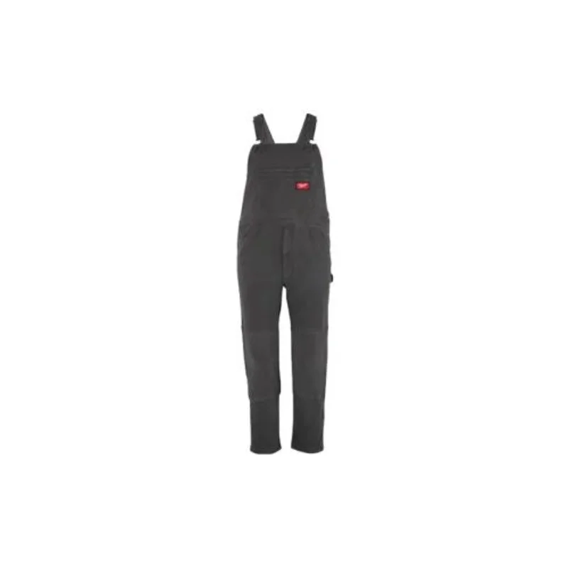 Mens Durable Cotton Work Bib Overalls Gray M850G-3430