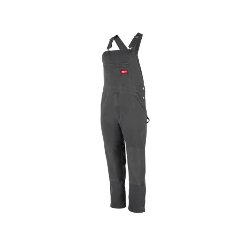 Mens Lightweight Unlined Industrial Bib Overalls Gray M850G-3434