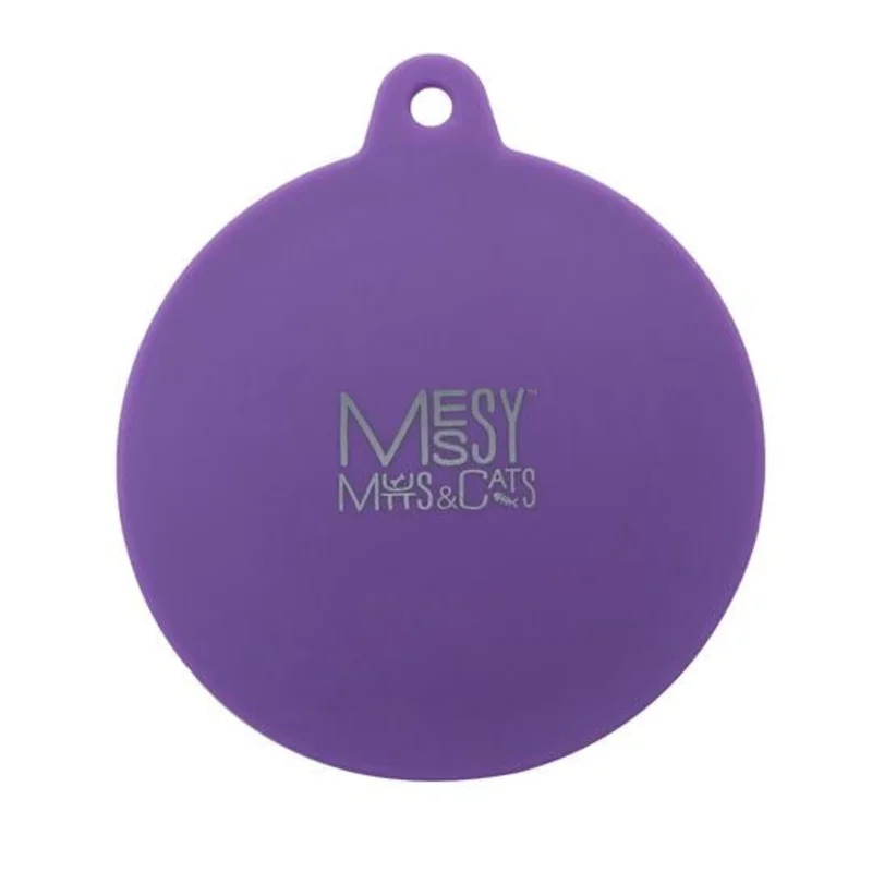 Messy Mutts Silicone Universal Cat Food and Dog Food Can Cover Green
