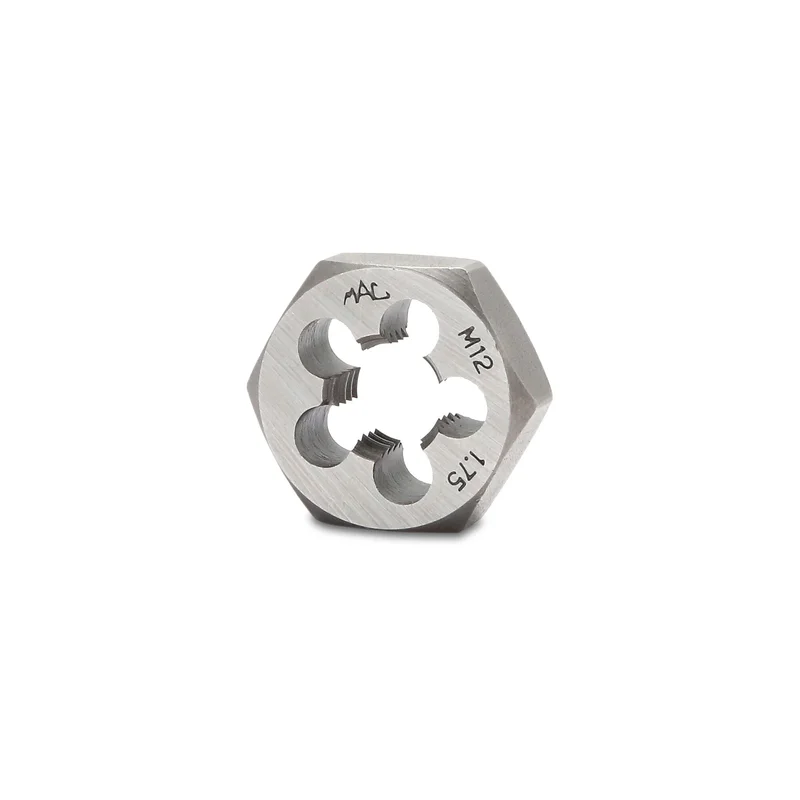Metric Hexagonal Die M12-1.75 - 1" Shank