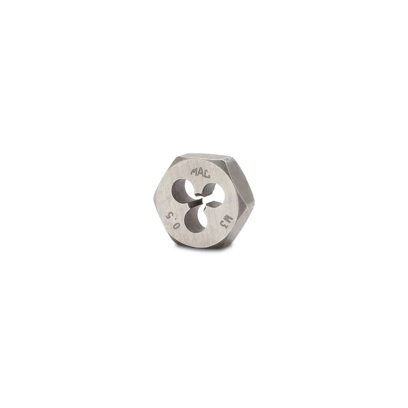 Metric Hexagonal Die M3-0.50 - 5/8" Shank