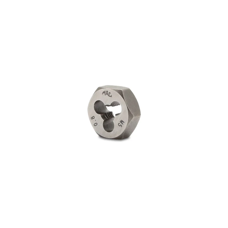Metric Hexagonal Die M5-0.80 - 5/8" Shank