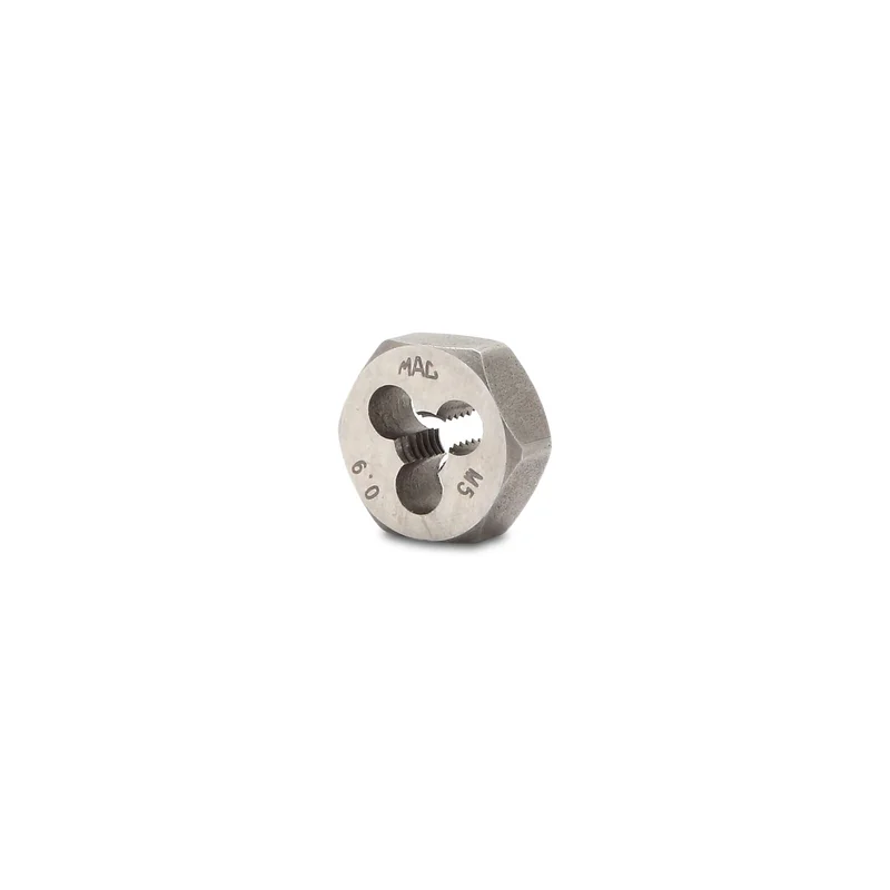 Metric Hexagonal Die M5-0.90 - 5/8" Shank