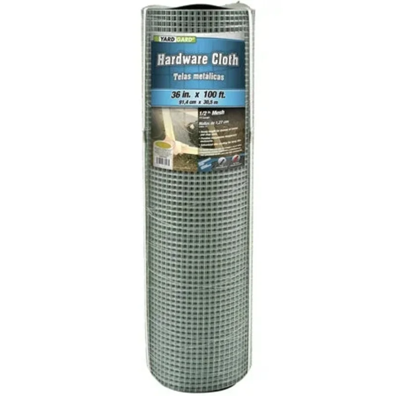 Midwest Air Technologies Hardware Cloth Galvanized 19G 1/2" Mesh