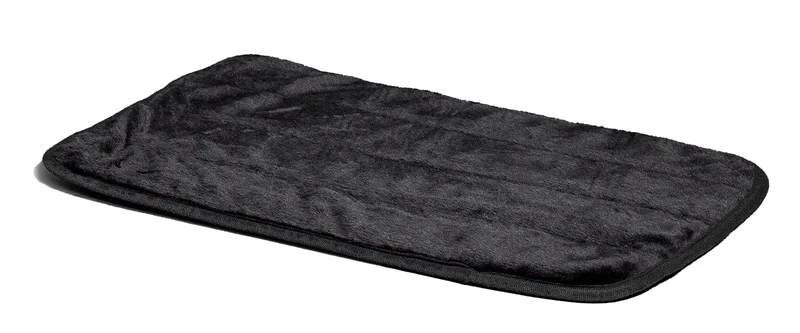 Midwest QuietTime Deluxe Black Fur Mat (48")