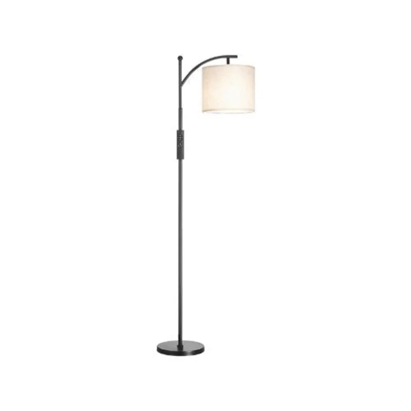 Modern Dimmable LED Floor Lamp with Remote & Foot Switch With Adjustable Brightness and Color Temperature