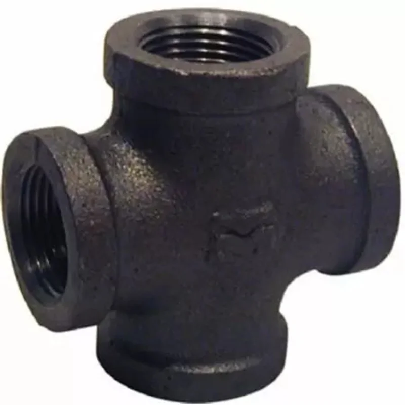 Mueller Black Cross 150# Malleable Iron Threaded Fittings 3/4"