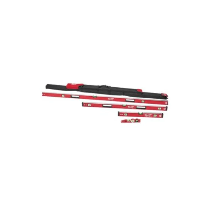 Multi Piece Carpenters Magnetic Master Level Combo Set Red MLBXCM78