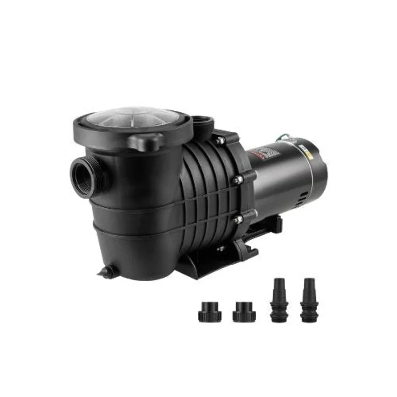 Multi-Use 1 HP Durable 110V/220V Single Speed Pool Pump for Hot Tubs, Spas & Pools