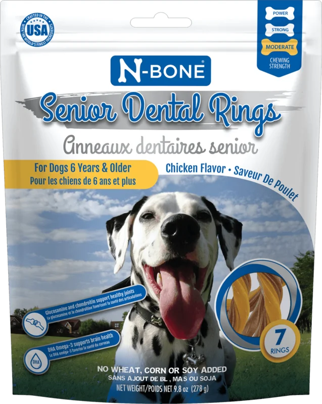 N-Bone Senior Dental Rings Chicken Flavor