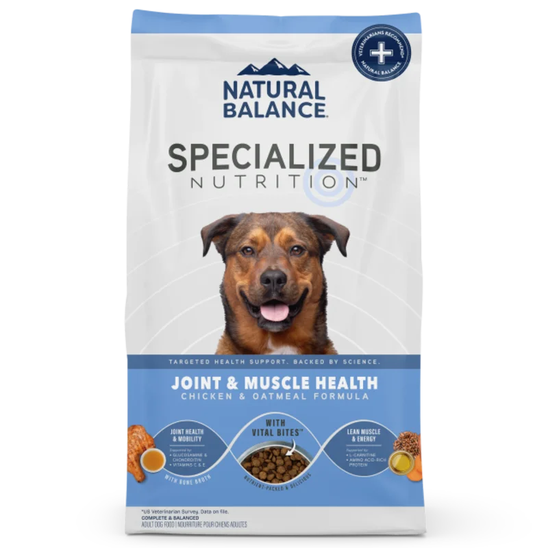 Natural Balance Joint & Muscle Health Chicken & Oatmeal Formula Dry Dog Food