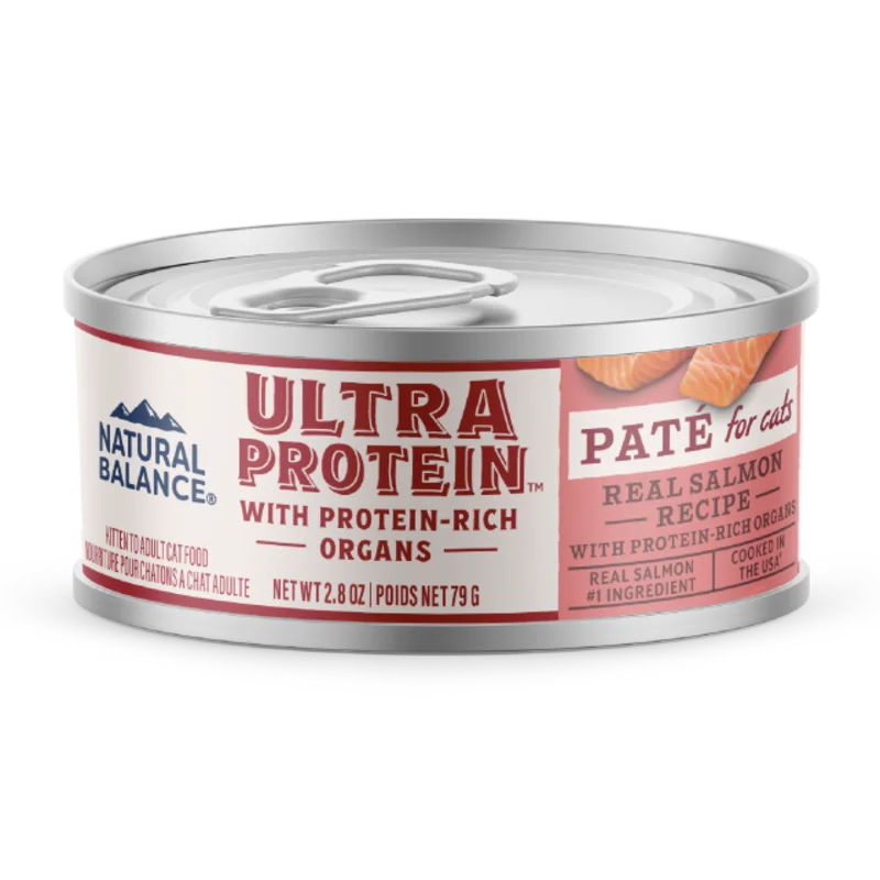 Natural Balance Real Salmon with Protein-Rich Organs Pate Recipe Wet Cat Food