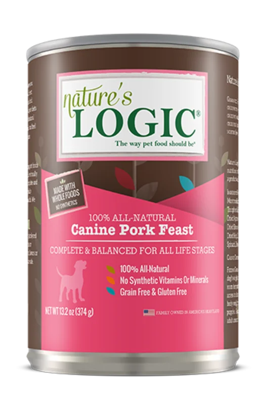 Nature's Logic Canine Pork Canned Dog Food