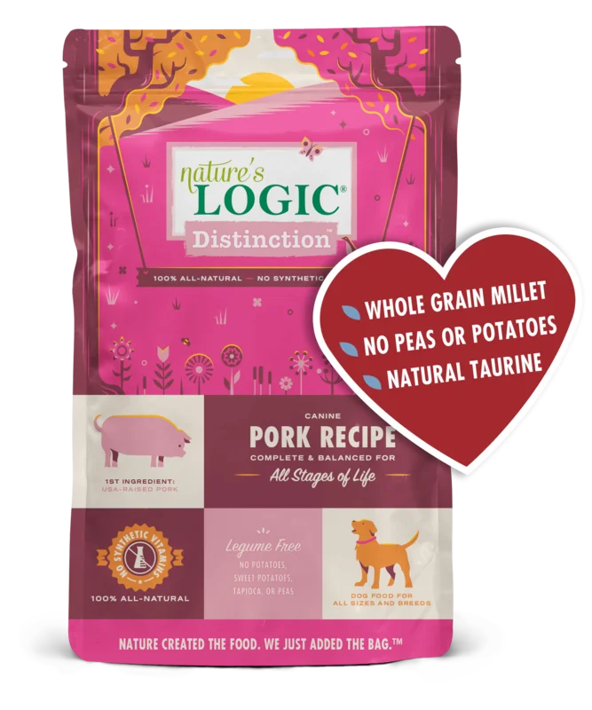 Nature's Logic Distinction Canine Pork Recipe Dry Dog Food