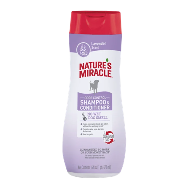 Nature's Miracle Odor Control Shampoo & Conditioner Lavender Scent