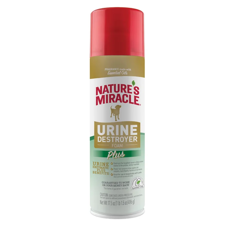 Nature's Miracle Urine Destroyer Plus Foaming Aerosol Spray For Dogs