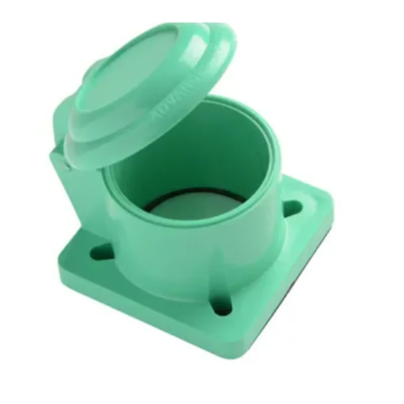 NEMA 3R Green Polycarbonate Panel Mount Flip Lid Cover PS40CLL3RG