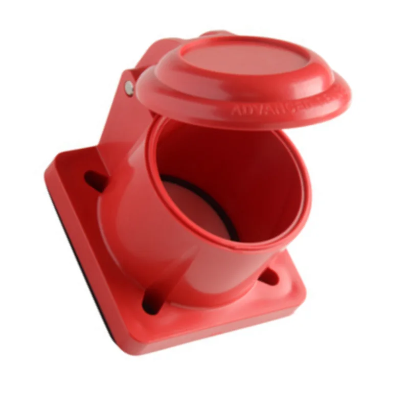 NEMA 3R Red Panel Mount Flip Lid Cover PS40CLL3RR