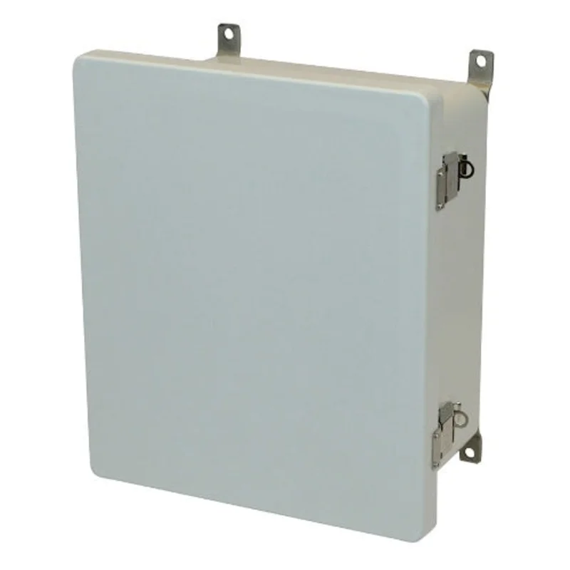 NEMA 4X Clamp Padlocking Wall Mount Small Junction Box Non-Metallic Enclosure AM1206L