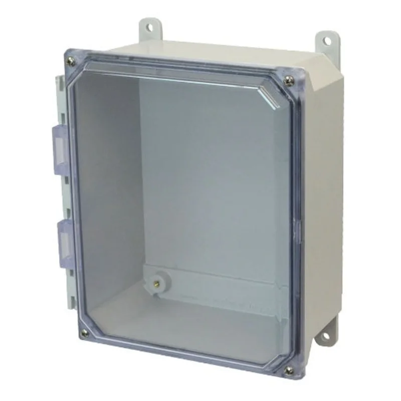NEMA 4X Fiberglass JIC Size Window Non Metallic Enclosure AMU864CC