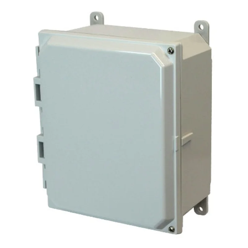 NEMA 4X POLYLINE AMP Series JIC Size Polycarbonate Non Metallic Enclosure AMP1084H