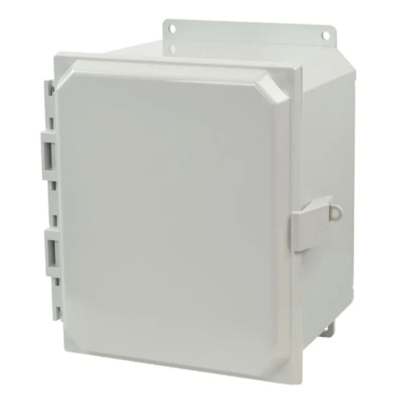 NEMA 4X POLYLINE AMP Series JIC Size Polycarbonate Non Metallic Enclosure AMP1086NLF