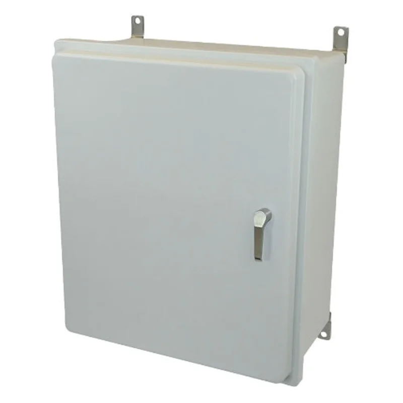 NEMA 4X Solid Wall Mount Control Series Fiberglass Enclosures AM24200R3PT