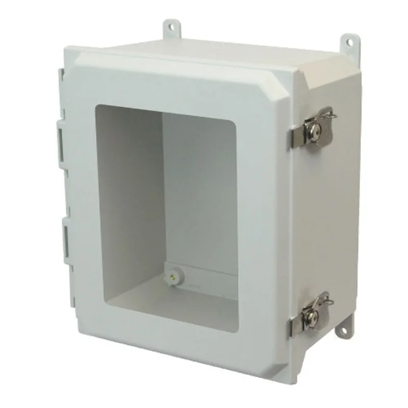 NEMA 4X Twist ULTRALINE AMU Series JIC Size Fiberglass Enclosure with Windows AMU1648TW