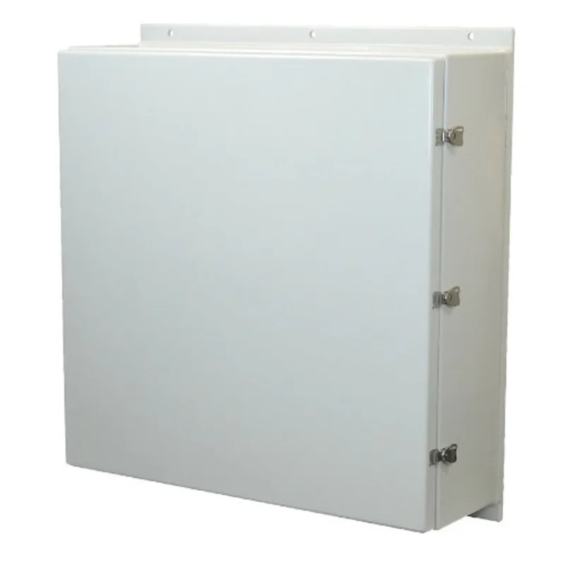 NEMA 4X Wall Mount Fiberglass Enclosure With Twist Latch Hinged Cover AM363616L