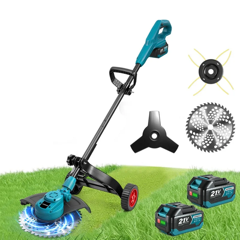 NewBeny 10 Inch Brushless Cordless Grass Trimmer Foldable
