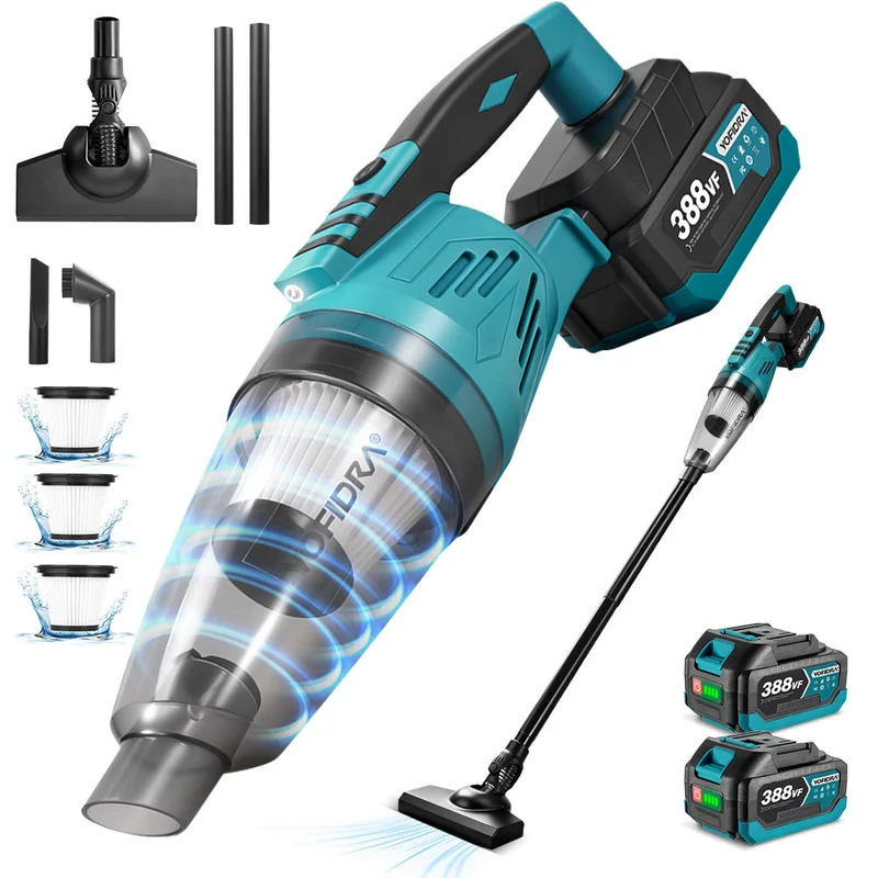 NewBeny 1500W Cordless Vacuum Cleaner Handheld With LED Light