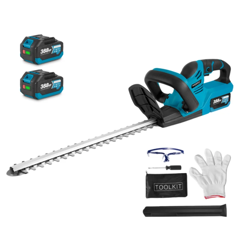 NewBeny 20 Inch Cordless Hedge Trimmer 51cm Dual-Blade Electric Hedge Cutter